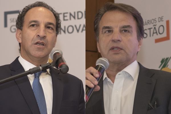 Paulo Chapchap e Jorge Moll em evento da FEHOSUL, AHRGS e Sindihospa