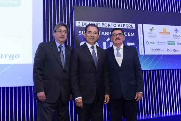 Cláudio Allgayer, Helton Freitas e Odacir Rossato