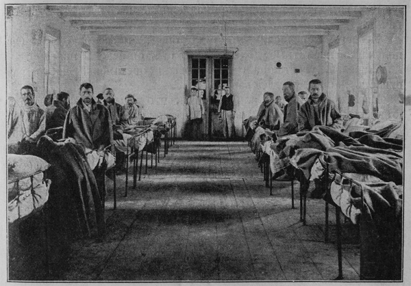 Foto antiga de hospital (sem dados de ano e local)