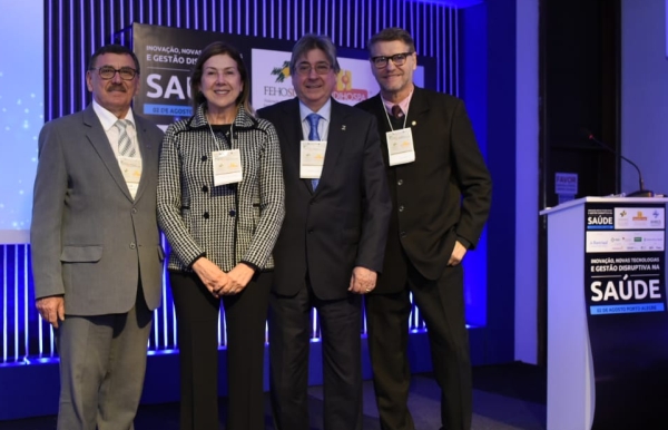 Odacir Rossato, Dirce Carraro, Cláudio Allgayer e Paulo Petry