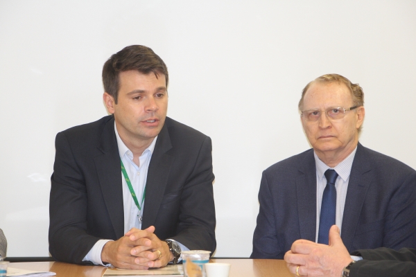 Marcus Vinicius de Almeida (presidente) e Antonio Quinto Neto (Diretor de Saúde)