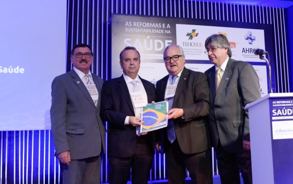 Odacir Rossato, Rogério Marinho, Pedro Westphalen e Cláudio Allgayer