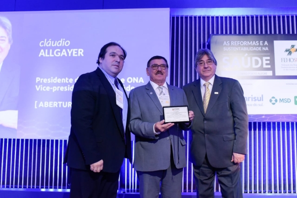 Thiago Duarte, Odacir Rossato e Cláudio Allgayer