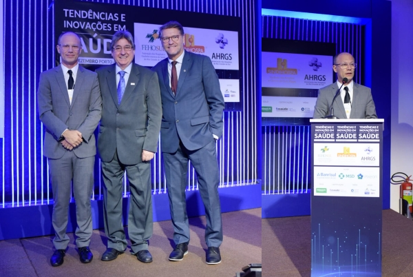 Aloísio Zimmer, Cláudio Allgayer e Paulo Petry (Condução do Evento/Membro da Comissão Científica do Seminários de Gestão)