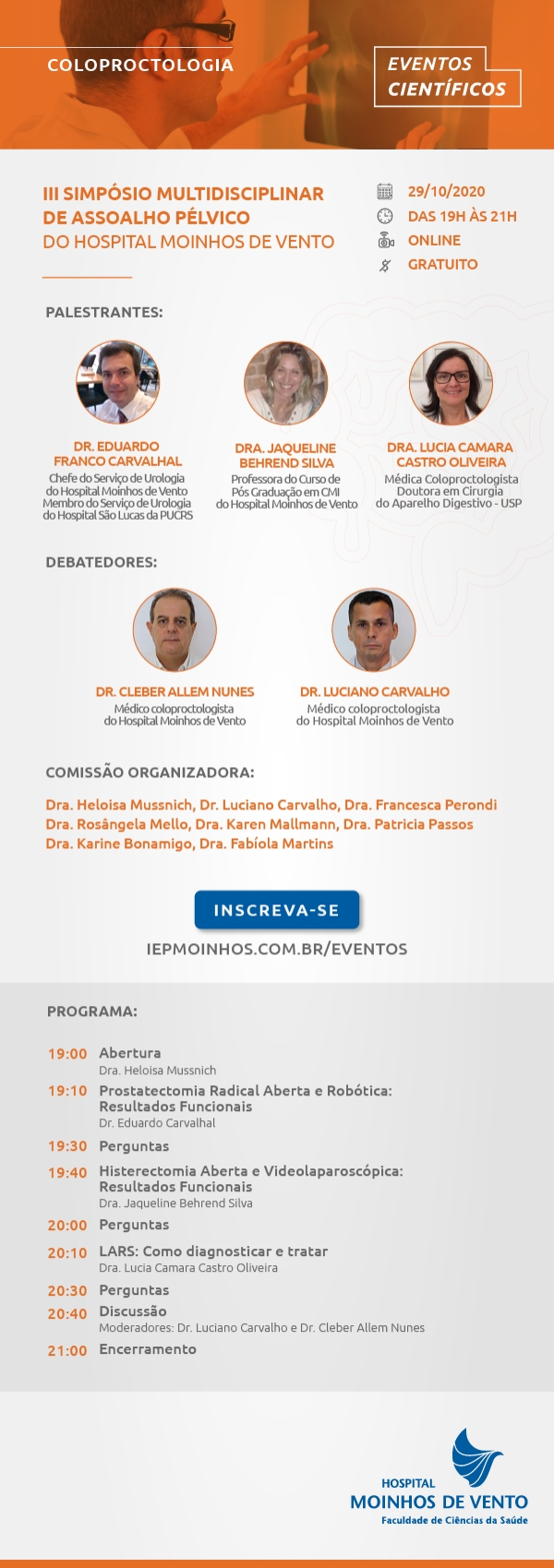 Procedimentos como cirurgia robótica e videolaparoscopia