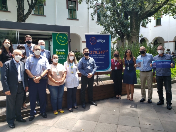 Campanha Troco Amigo repassa mais de R$ 279 mil para Santa Casa de Misericórdia de Porto Alegre_