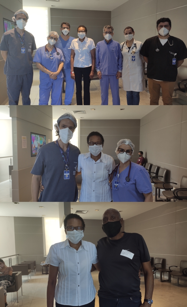 Primeira paciente a receber transplante de coração na Santa Casa em 2021 tem alta após nove meses internada__