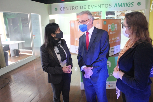 Inaugurado na AMRIGS ponto de coleta da campanha POA que DOA-