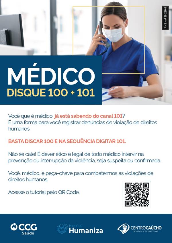 Médico, Disque 100 + 101