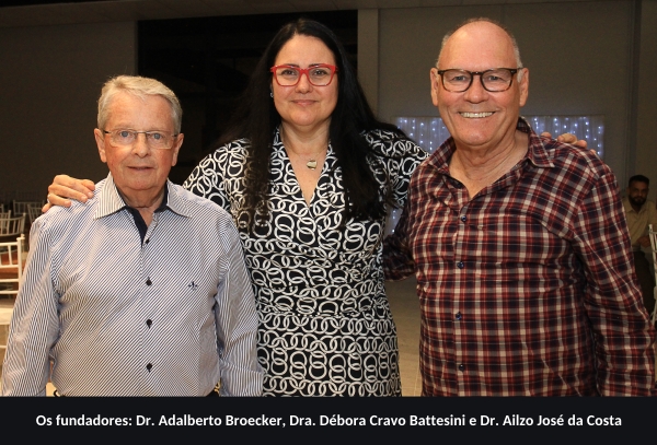 Adalberto Broecker, Débora Cravo Battesini e Ailzo José da Costa