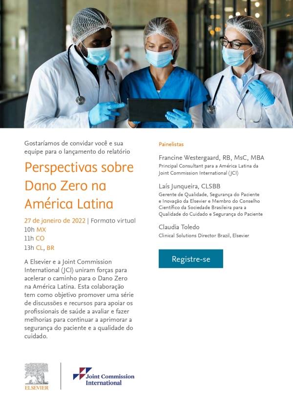 Joint Commission e Elsevier dano zero