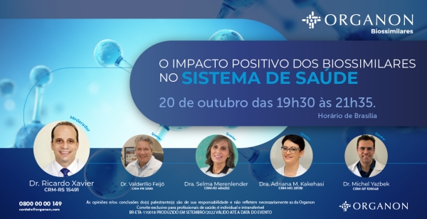 Organon promove evento sobre biossimilares nesta quinta-feira